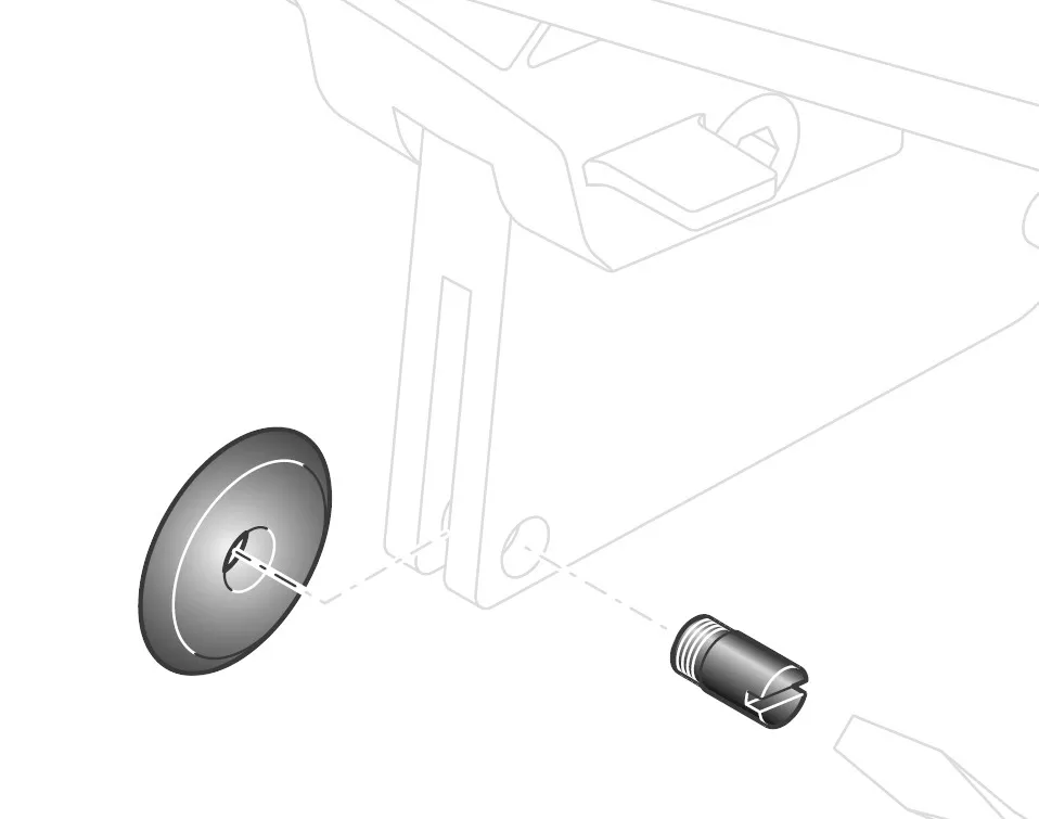 Molette pour coupe-carreaux PTC 640 et PTC 470 Bosch
